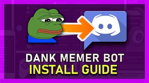 Add Dank Memer Discord Bot .